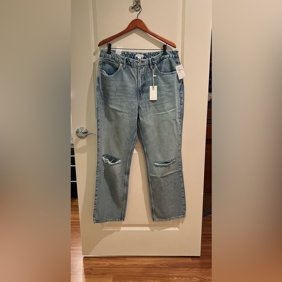 GOOD AMERICAN High Rise Jeans Size 15 NWT - Picture 2 of 16